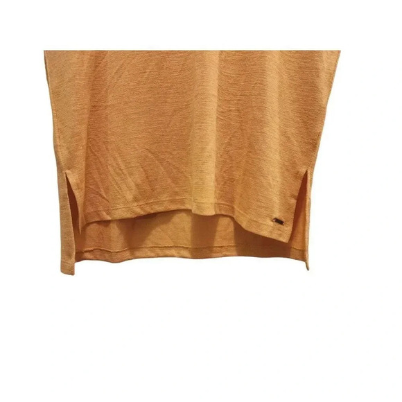 Orvis Womens Yellow Knit Polyester Blend V-Neck Pullover Tunic Top Size Small - Picture 10 of 11